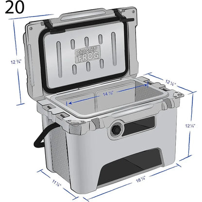 Camo 20 Quart Ice Chest Heavy Duty High Performance Roto-Molde