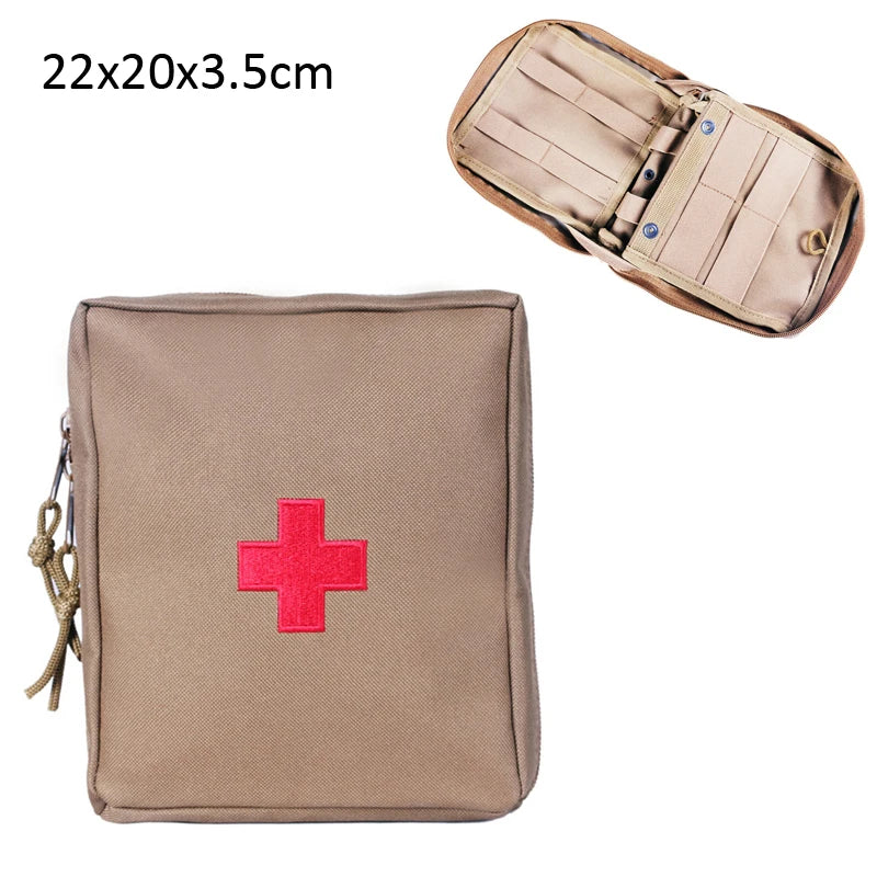 Utility 22CM Large Size Tactical Waist Bag Molle First Aid Bag Belt EDC Medical Pouch Emergency