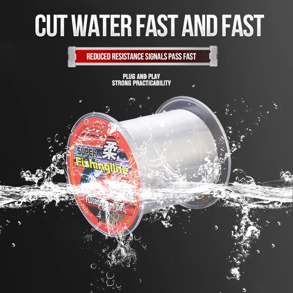 300M Fluorocarbon Fishing Line Strong Nylon