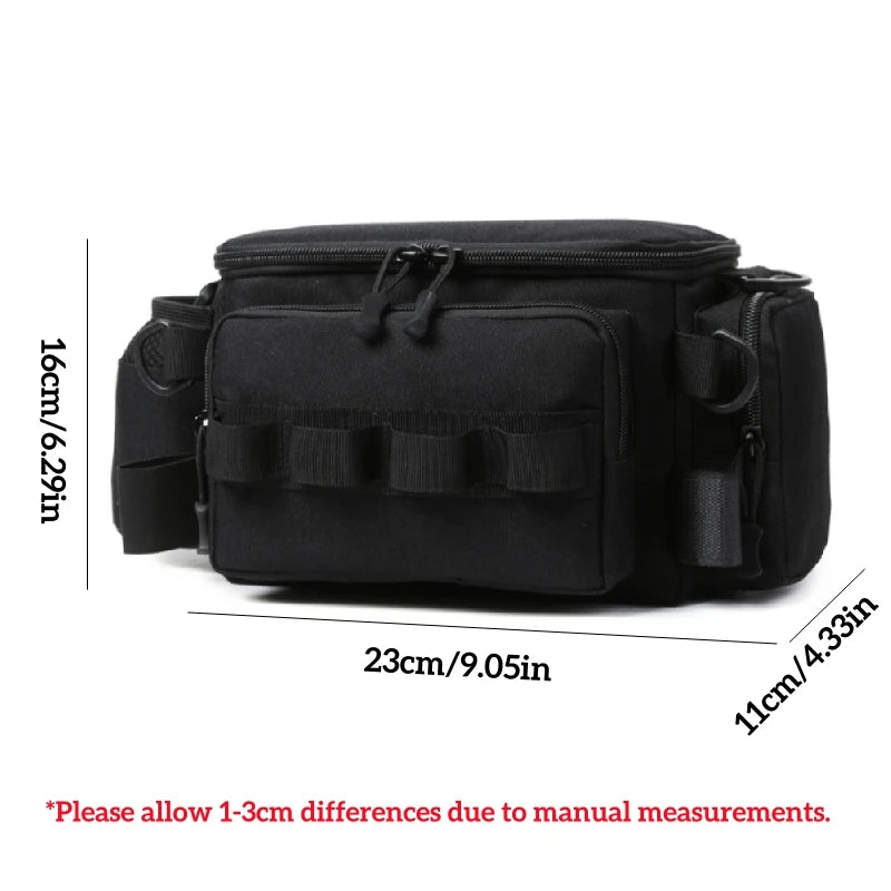 Fishing Tackle Bags Waist Fanny Pack Fishing Lures Line Box Utility Storage Accessories Outdoor Camping
