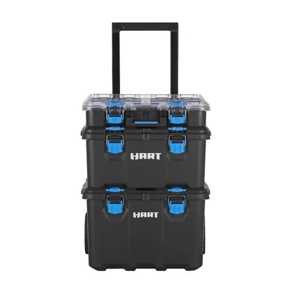 HART 7 Parts Modular Organization Storage Large Tool Box Portable Mobile Toolbox