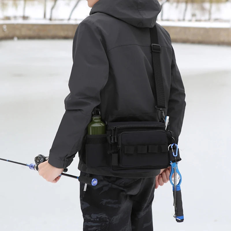 Fishing Tackle Bags Waist Fanny Pack Fishing Lures Line Box Utility Storage Accessories Outdoor Camping