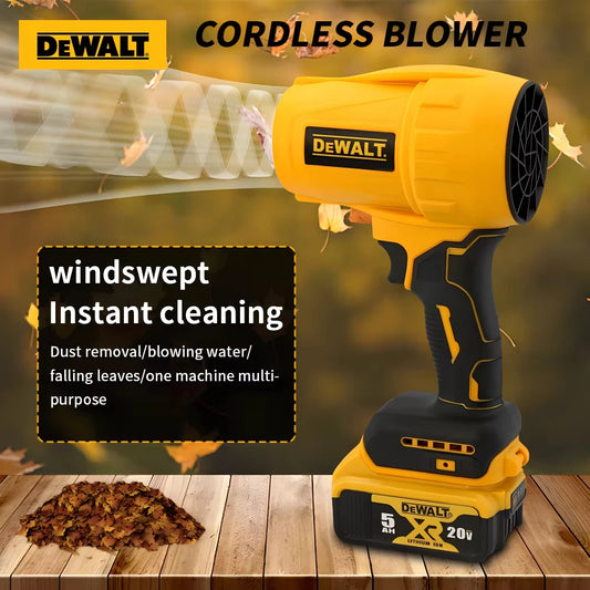 Dewalt 30000RPM Cordless Blower Electric Turbine Household Dust Collector 20V Portable Rechargeable Dust Removal Power Tools