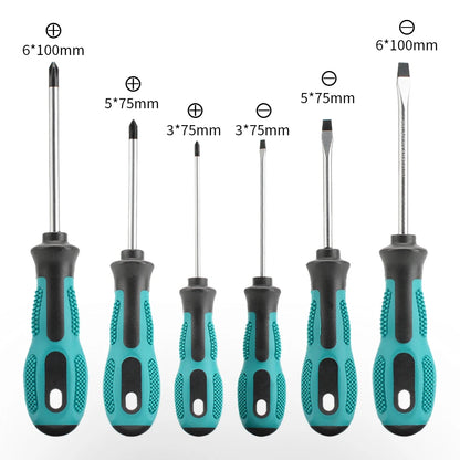 6pcs 10pcs Repair Tool Set-Magnetic Precision Screwdriver Kit with Phillips and Flat Head, Non-Slip Handle, Screwdriver Tool Set