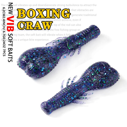 SUNMILE Stick Bait 6.2cm6.6g Casting Heavy Weighted Soft Plastic Lures Craw Artificial Bait Silicone Shad Lure For Bass Fishing
