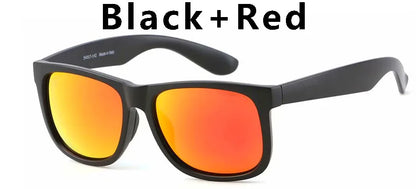 Red Sands Mirror Polarized Sunglasses Men Classic Design Ultralight Eyewear Frame Square Sport Male UV400 Travel Goggles
