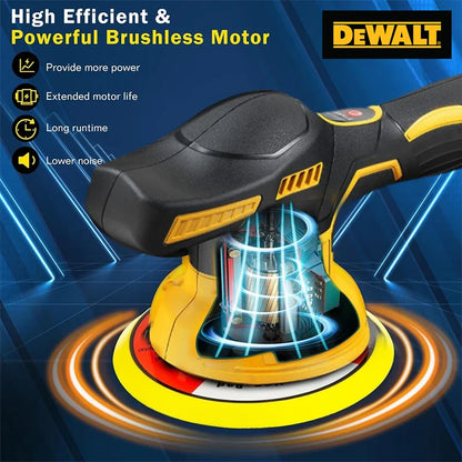 Dewalt  8 Gears Digital Display Cordless Polisher Electric Polisher Auto Car Waxing Polishing Machine Power Tools