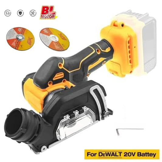 Fit for DeWALT 20V Battery Cordless Angle Grinder 3 Inch Handle CUT OFF Electirc Cutting Mini Circular Saw Machine Power Tools