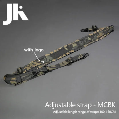 Tactical Quick Release Sling Strap 2 Points Adjustable Rifle Nylon Strap Outdoor Hunting Weapon HK416