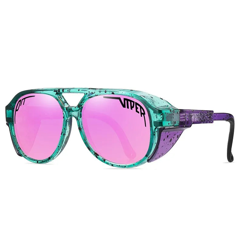 Adult UV400 Retro Pit Viper Sunglasses Men Women Baseball Softball Punk Sun Glasses Male Female Outdoor Sport Steampunk Eyewear