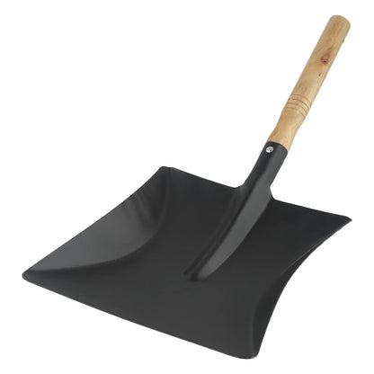 1pc Chimney Shovel Fireplace Tools Steel Dustpan Ash Shovel Fireplace Cleaning Tool Wood Burner Accessories