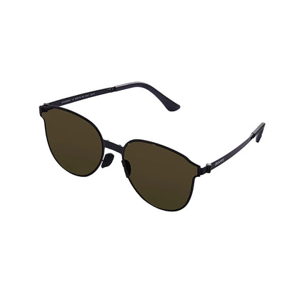Classic Folding Metal Sunglasses 2024 New Fashion Stainless Steel Frame Nylon Lenses Outdoor