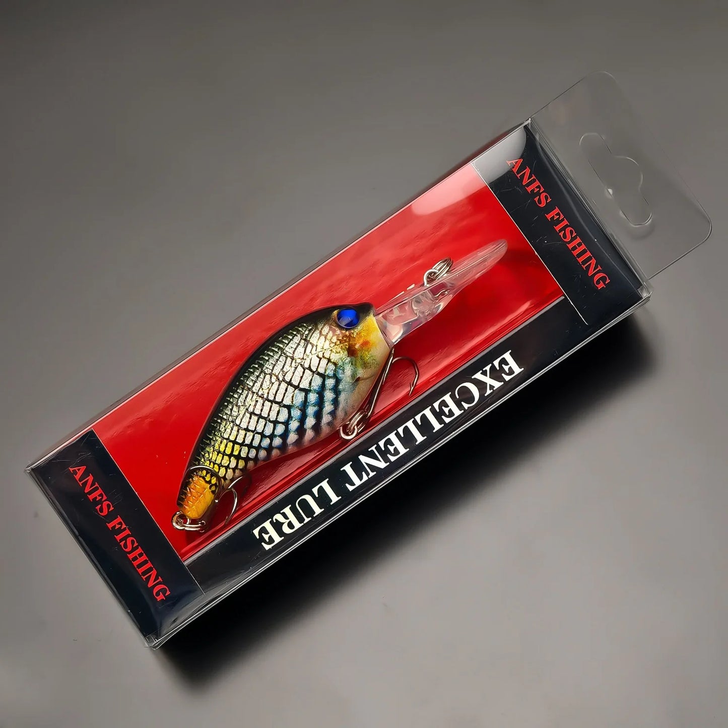 ANFS 1pc/3pcs Crankbait Lure, Realistic Design Artificial Fishing Lure, Bionic Hard Bait,Fishing Tackle,8.8cm/3.46in