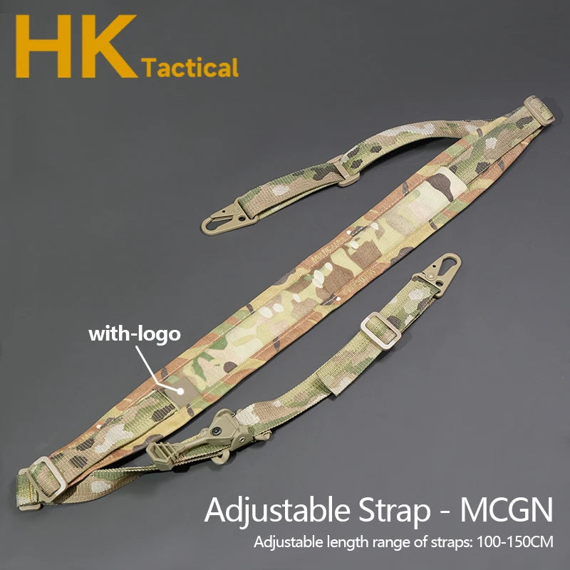 Tactical Rifle 2 Point sling Modular Shoulder Strap QD Quick Adjust M4 AK