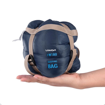 LIXADA Envelope Sleeping Bag Adult Camping Outdoor Mini Walking beach Sleeping Bags Ultralight Travel Bag Spring Autumn