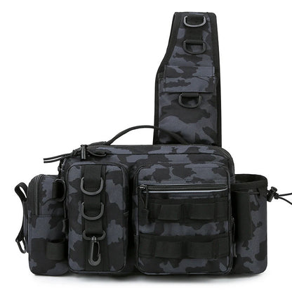 Men Fishing Tackle Bag Single  Tactical Bags Fish Lures Gear Utility Storage Fishing Box
