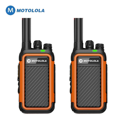 MOTOLOLA F2 Walkie Talkie Portable Two-Way Radio UHF Transceiver Set Walkie-talkies Radio Walkie Talkie Long Range COD