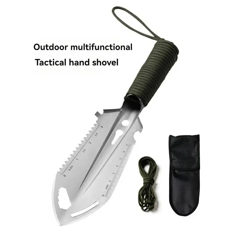 Outdoor camping, soldier shovel, multifunctional tactical hand shovel, portable excavator, garden garden shovel, vegetable garde
