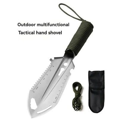 Outdoor camping, soldier shovel, multifunctional tactical hand shovel, portable excavator, garden garden shovel, vegetable garde