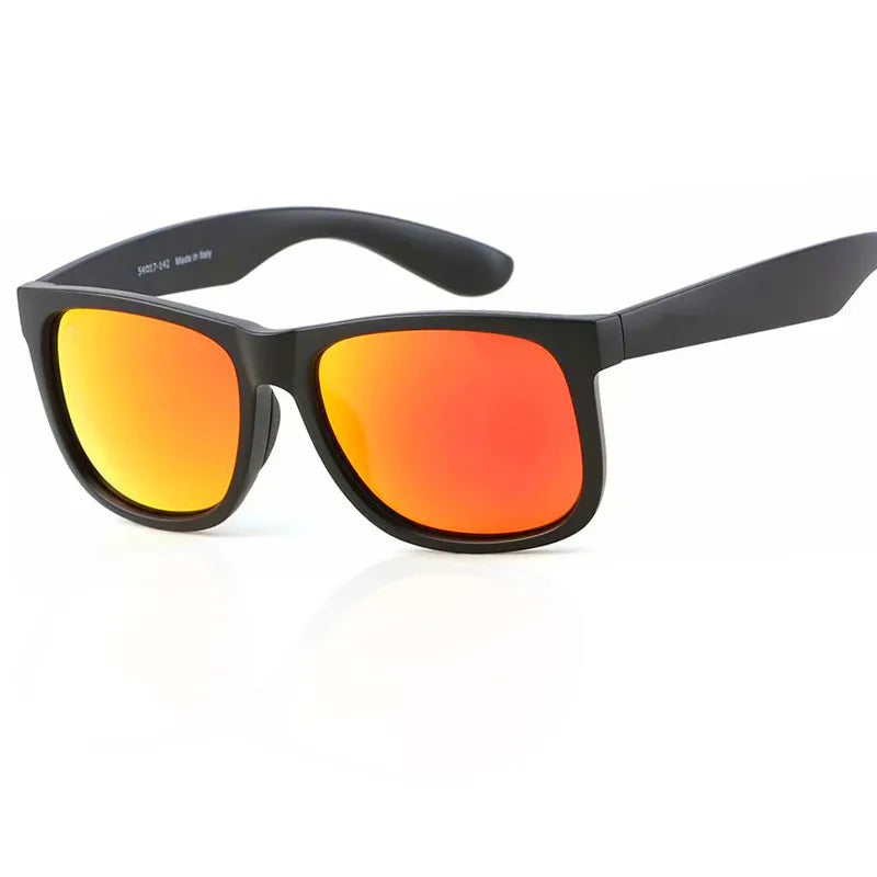 Red Sands Mirror Polarized Sunglasses Men Classic Design Ultralight Eyewear Frame Square Sport Male UV400 Travel Goggles