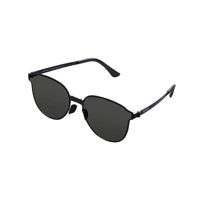 Classic Folding Metal Sunglasses 2024 New Fashion Stainless Steel Frame Nylon Lenses Outdoor