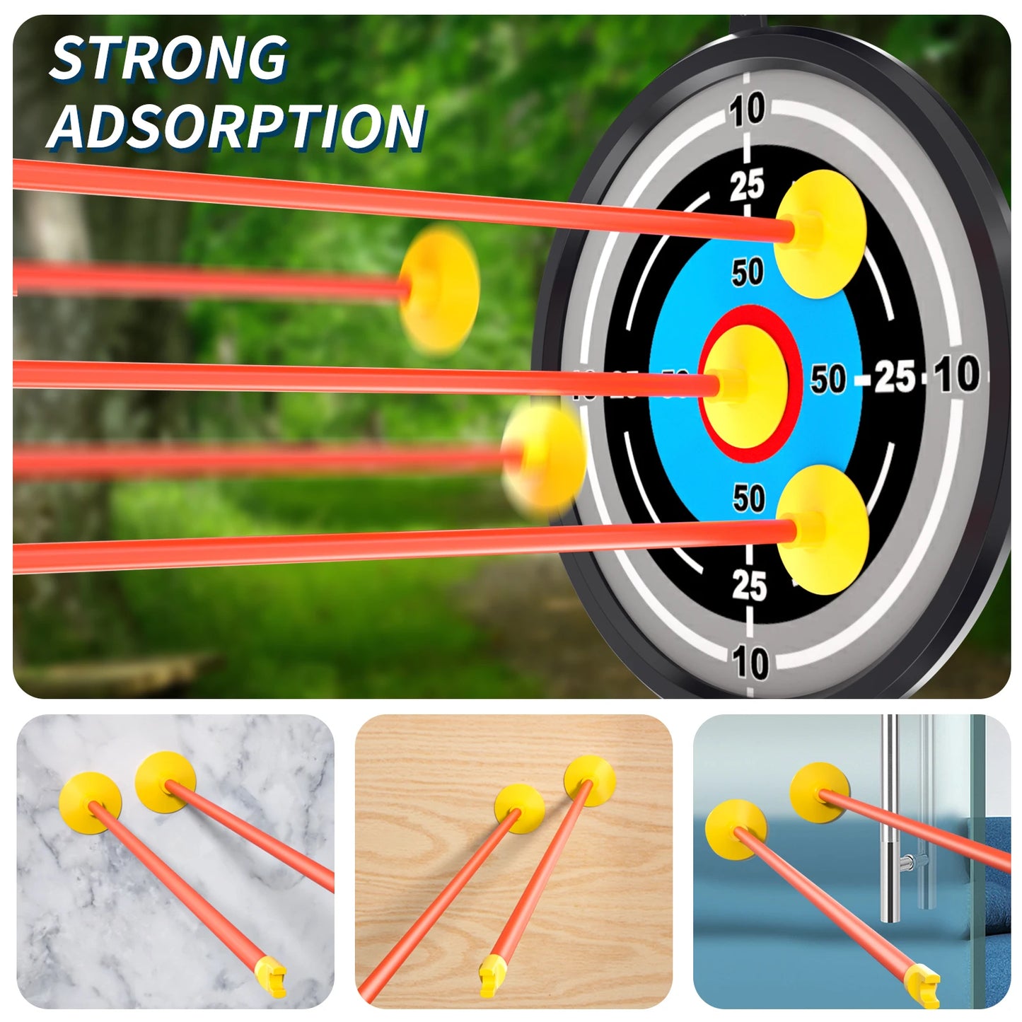 Archery Target Bow & Arrow Toys for Kids