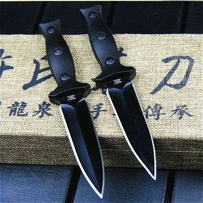 High Hardness Pocket Tactical Knife Fixed Blade Knife Survival Rescue EDC Tool Hunting Knife Military