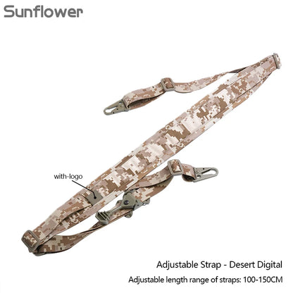 US Warehouse Tactical Nylon Rifle Sling Quick Adjustment 2 Point Padded Combat Modular