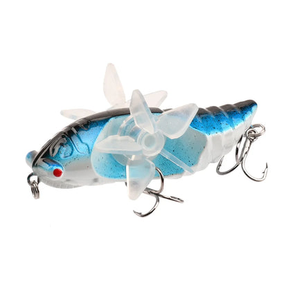 1 PC Popper Spin Fishing Lure Floating Hard Bait Artificial Spinning Baits 14G 7.5G