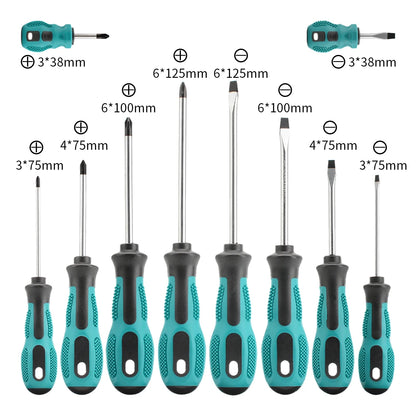 6pcs 10pcs Repair Tool Set-Magnetic Precision Screwdriver Kit with Phillips and Flat Head, Non-Slip Handle, Screwdriver Tool Set