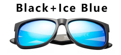 Red Sands Mirror Polarized Sunglasses Men Classic Design Ultralight Eyewear Frame Square Sport Male UV400 Travel Goggles
