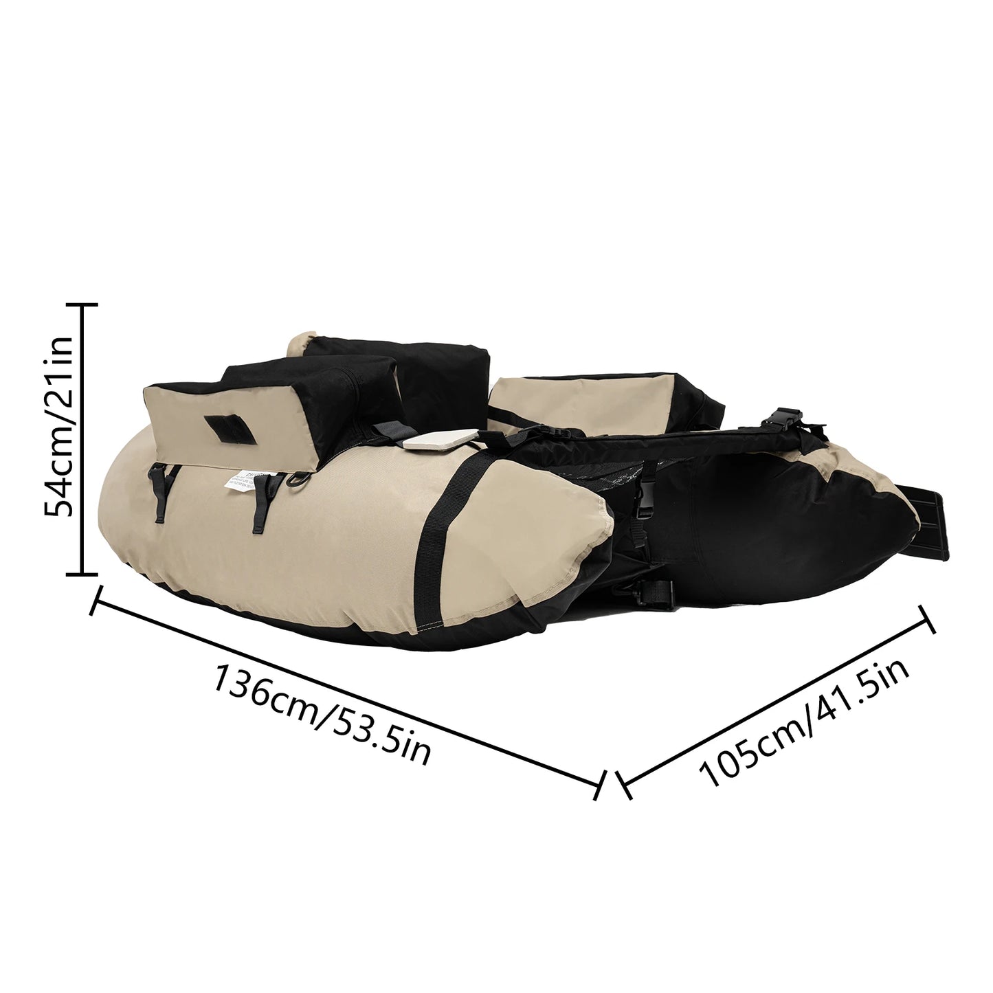 Mini Aluminum Boat Pontoon Float Tube Inflatable PVC
