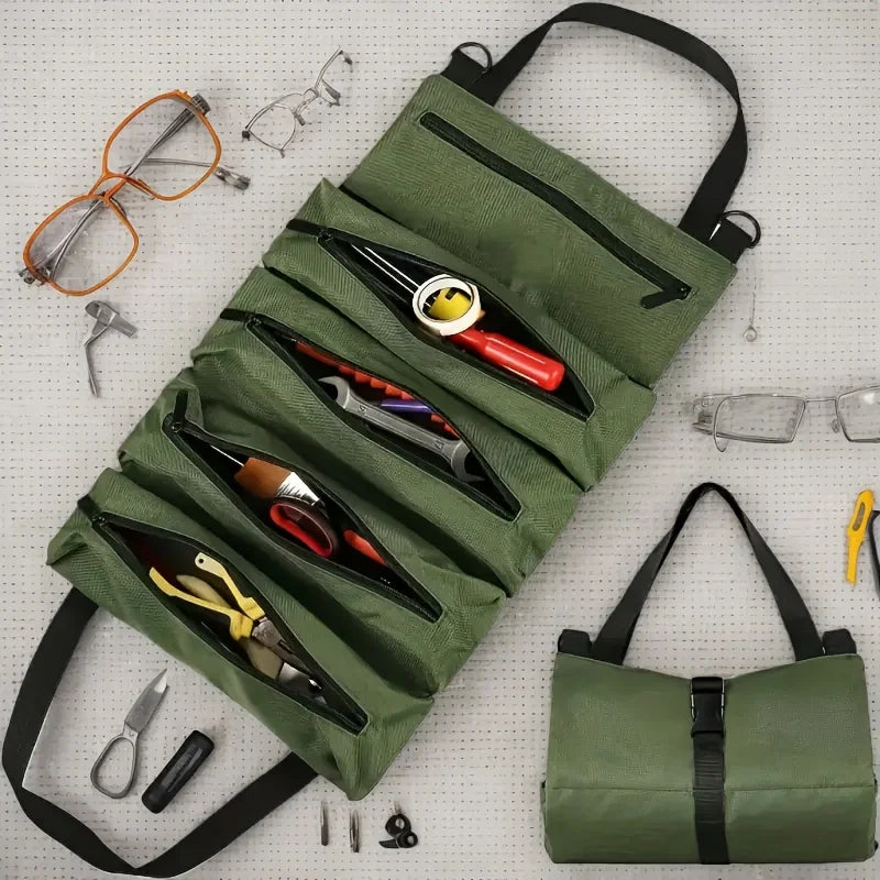 Multifunctional Electrician's Heavy-Duty Rolling Tool Kit - Suitable for Outdoor Storage Boxes, Cabinets, and Shelves