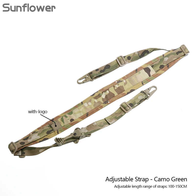 US Warehouse Tactical Nylon Rifle Sling Quick Adjustment 2 Point Padded Combat Modular