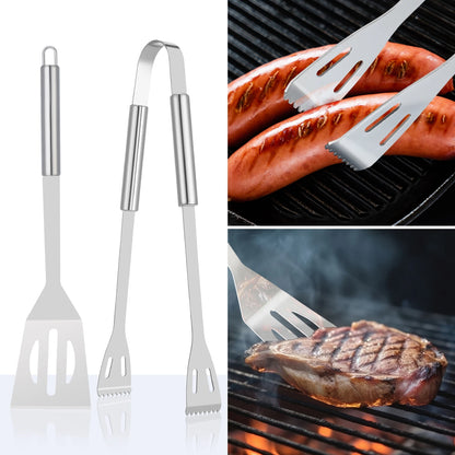 20PCS Barbecue Utensils, Grill Tools, Heavy Duty Stainless Steel Grill Sel