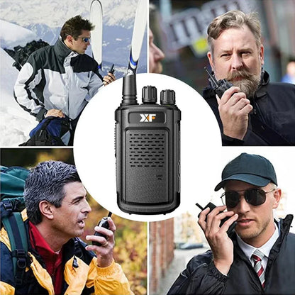 XF-888S 8W 5200mAh Walkie Talkie Two-way Radio UHF 400-470MHz 16CH Walkie-talkie Radios Transceiver Match Baofeng Radio