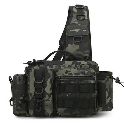 Men Fishing Tackle Bag Single  Tactical Bags Fish Lures Gear Utility Storage Fishing Box