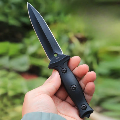 High Hardness Pocket Tactical Knife Fixed Blade Knife Survival Rescue EDC Tool Hunting Knife Military
