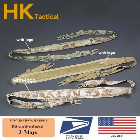 Tactical Rifle 2 Point sling Modular Shoulder Strap QD Quick Adjust M4 AK