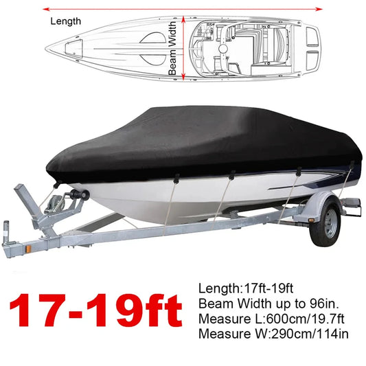 Boat Covers 420D Heavy Duty Waterproof Boot Weather Strip Tapes Shade Covers