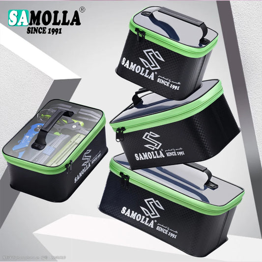 EVA Thicken Fishing Box Bag Waterproof Fishing Gear Boxes Live Fish Bucket Fishing Main Sub Line