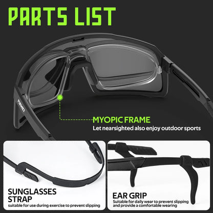 Polarized Sunglasses UV Protection Eyewear for Men Women Sports Bike Cycling MTB Road