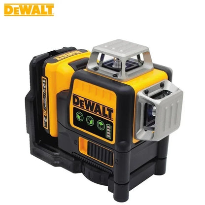 DEWALT  Laser Level DW089LG Self Levelling 12 Line 3 x 360 Degrees Green Beam Laser 12V MAX Li-Ion Battery Lasers