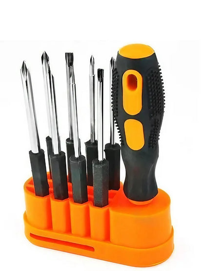STONEGO 1Set 8-in-1 Multifunctional Screwdriver Set - Repair Tool Kit for Mobiles, Computers, Various Interchangeable Heads