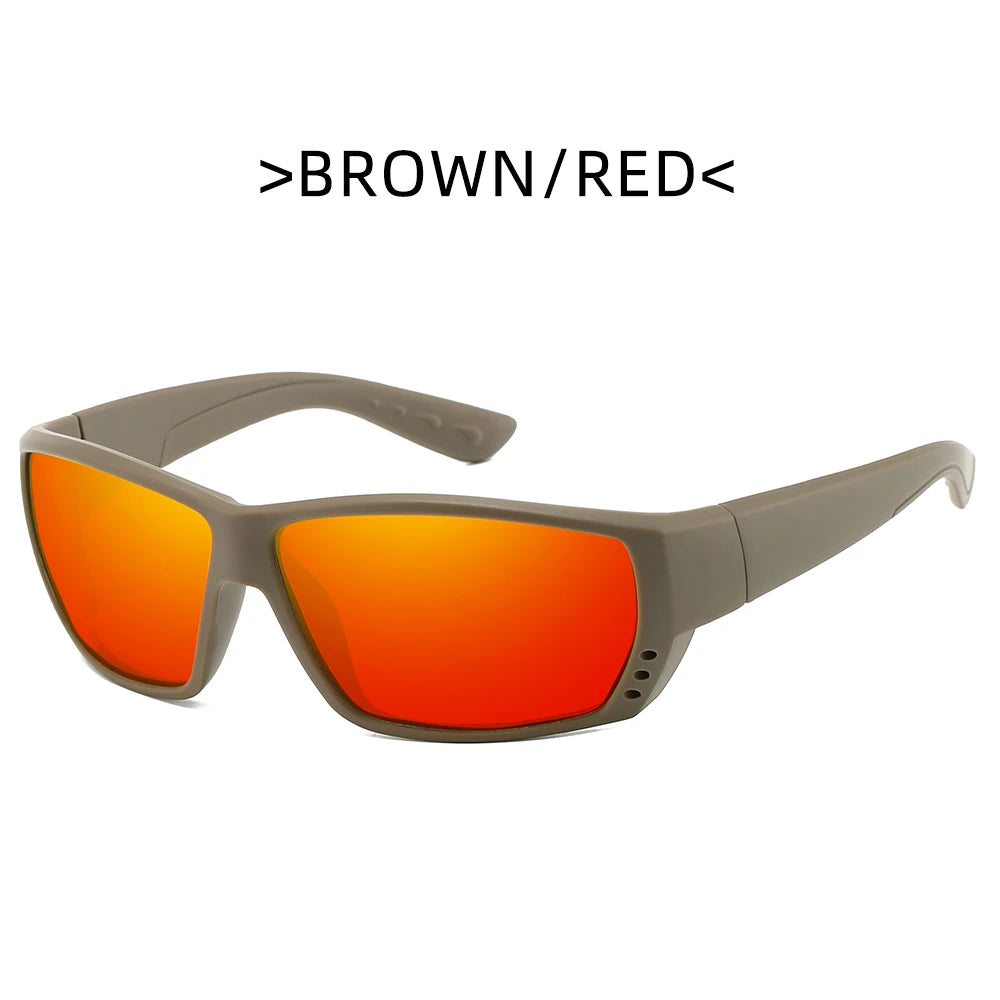 Sports Polarized Sunglasses For Men Cycling Driving Fishing 100% UV Protection