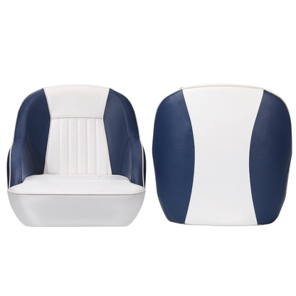 Captain Bucket Seat, Pontoon Boat Seat with Thickened Sponge Padding,