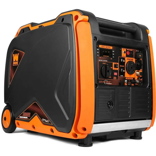 New WEN DF450i Super Quiet 4500-Watt Dual RV-Ready Portable Inverter Generator with Fuel Shut-Off | USA | NEW