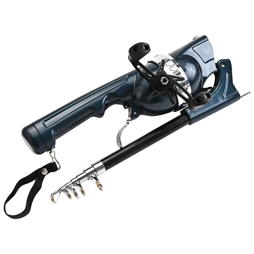 1Set Portable Folding Fishing Rod Telescopic