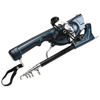 1Set Portable Folding Fishing Rod Telescopic