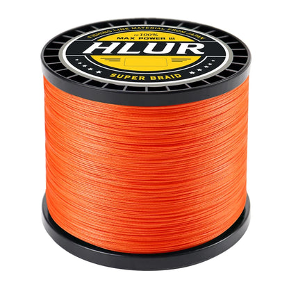 HLUR X8 Strong 300M 1000M 8 Strand Weaves PE Braided Fishing  Multifilament 8 Braid Wire 20-88LB